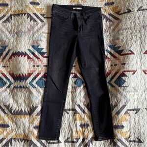 Levi's 311 Shaping Slim Jeans High Rise Size 27 Bloom Black